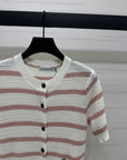 Dior 25 Short Sleeve Cardigan Wool 233494