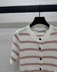 Dior 25 Short Sleeve Cardigan Wool 233494