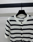 Dior 25 Short Sleeve Cardigan Wool 233494