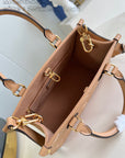 Onthego Pm 25 Brown Beige Monogram Empreinte Calfskin