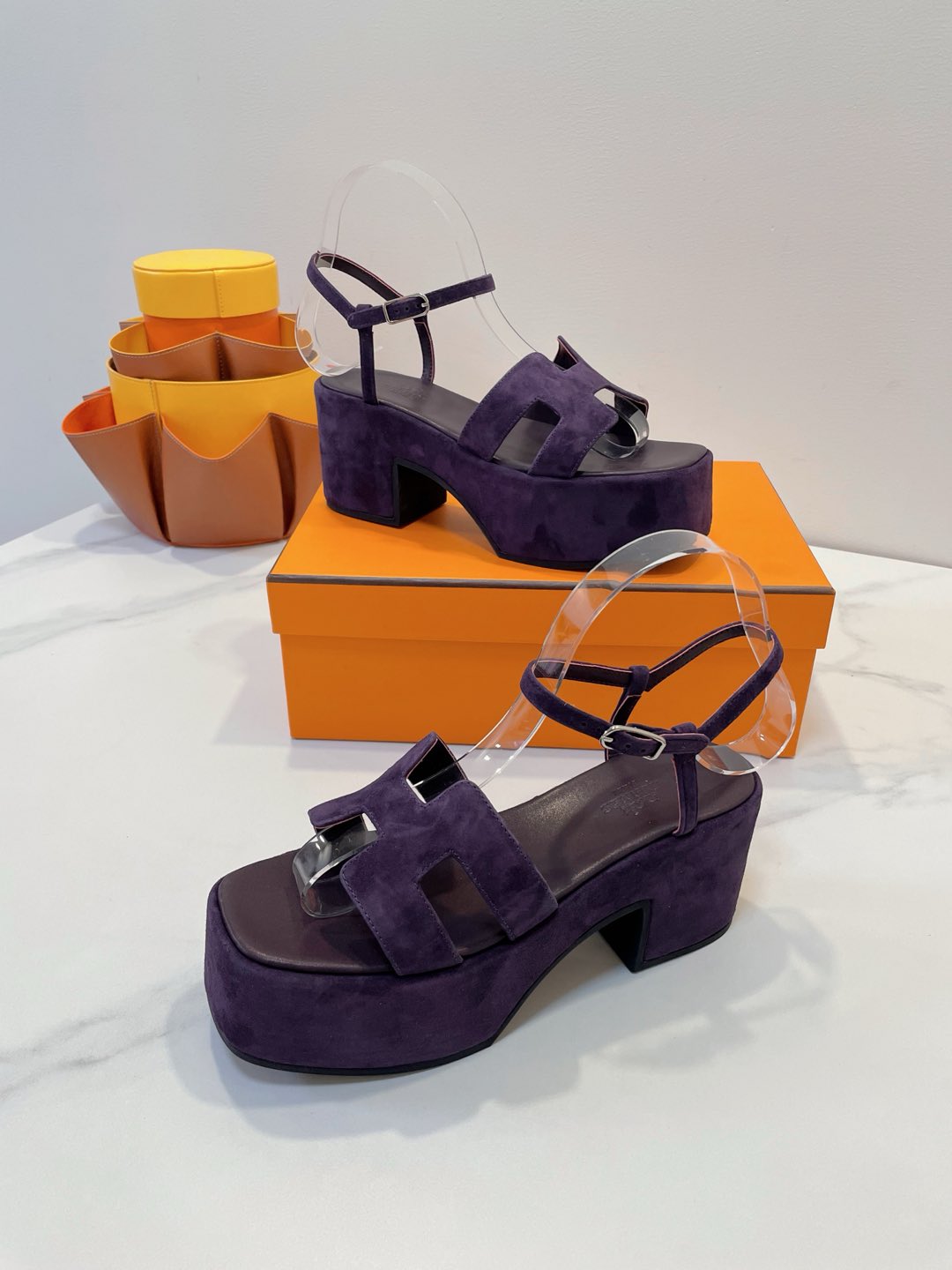 HM Sandalen Jam 30 Dark purple Suede 212229