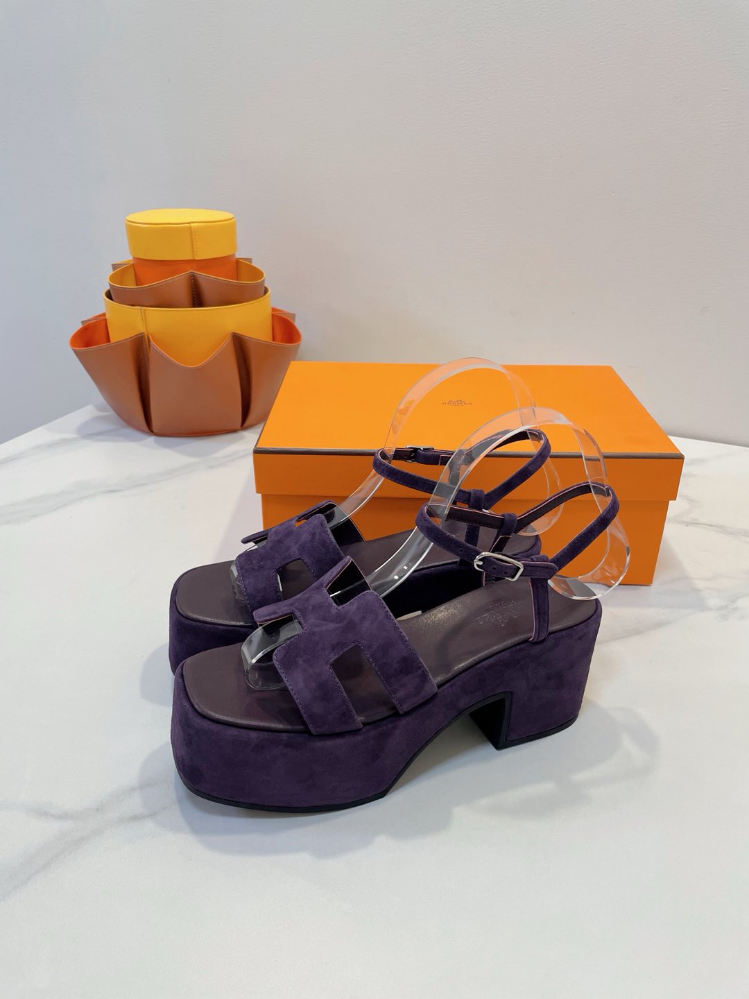 HM Sandalen Jam 30 Dark purple Suede 212229