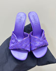 blink mule 95 violet lambskin