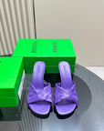 blink mule 95 violet lambskin