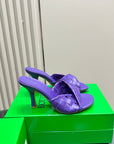 blink mule 95 violet lambskin