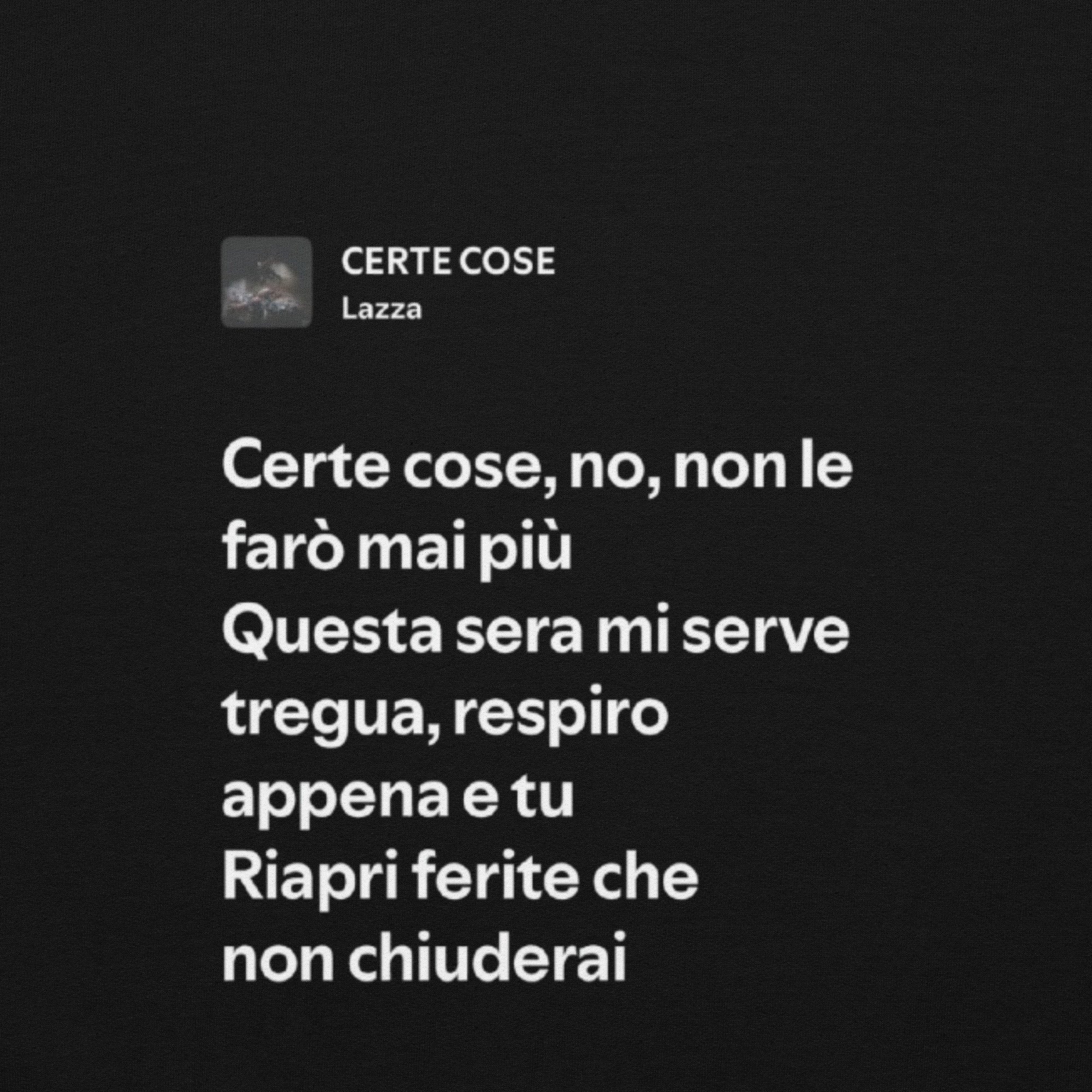 LAZZA - CERTE COSE - QUESTA SERA MI SERVE TREGUA