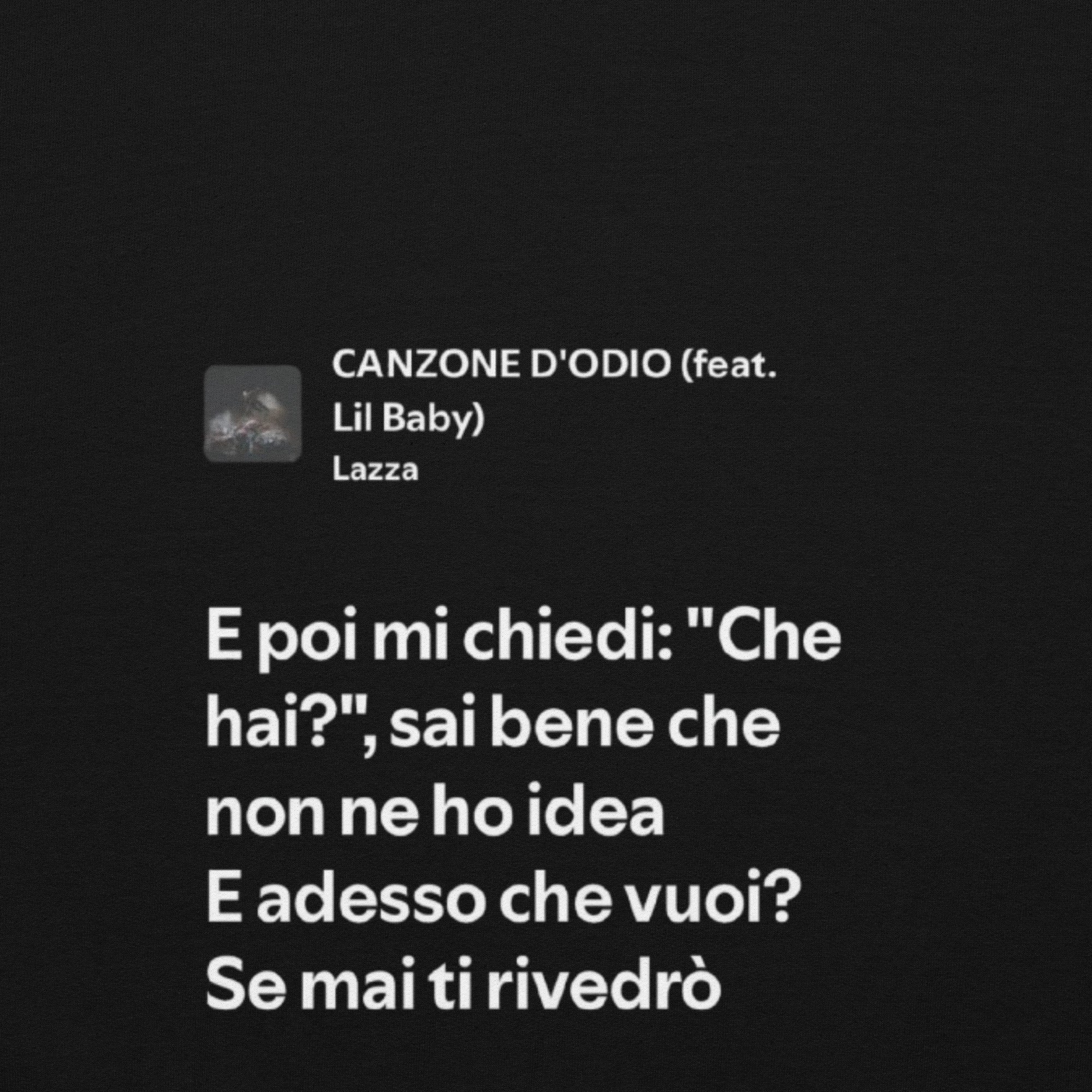 LAZZA - CANZONE D'ODIO - SE MAI TI RIVEDRÓ