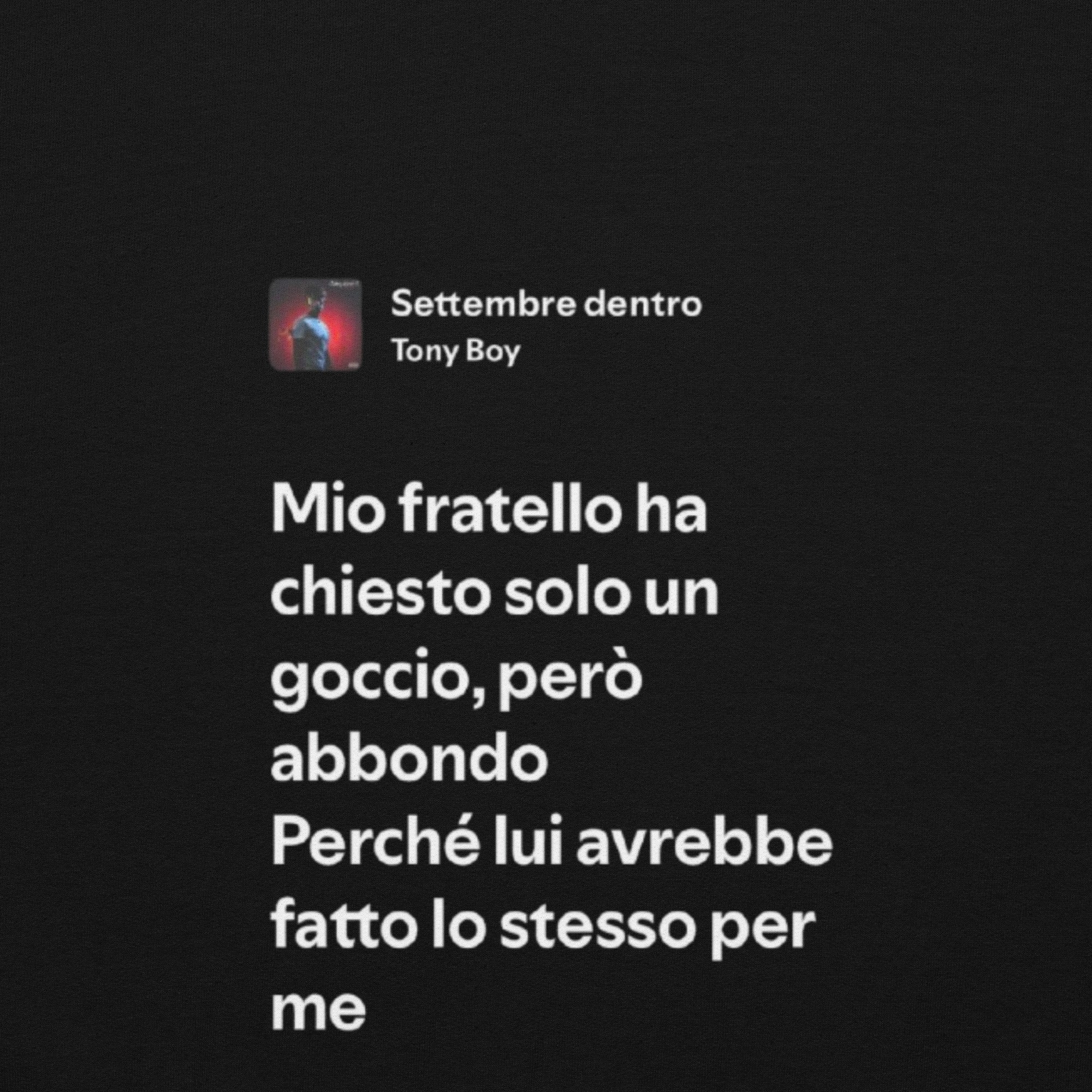 TONY BOY - SETTEMBRE DENTRO - AVREBBE FATTO LO STESSO PER ME