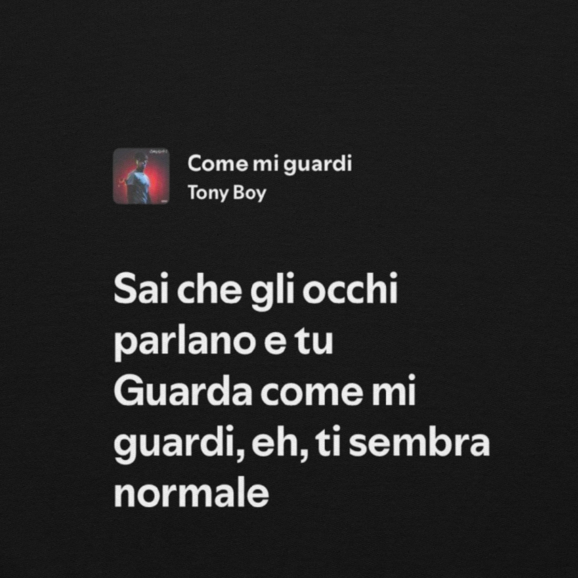 TONY BOY - COME MI GUARDI - TI SEMBRA NORMALE