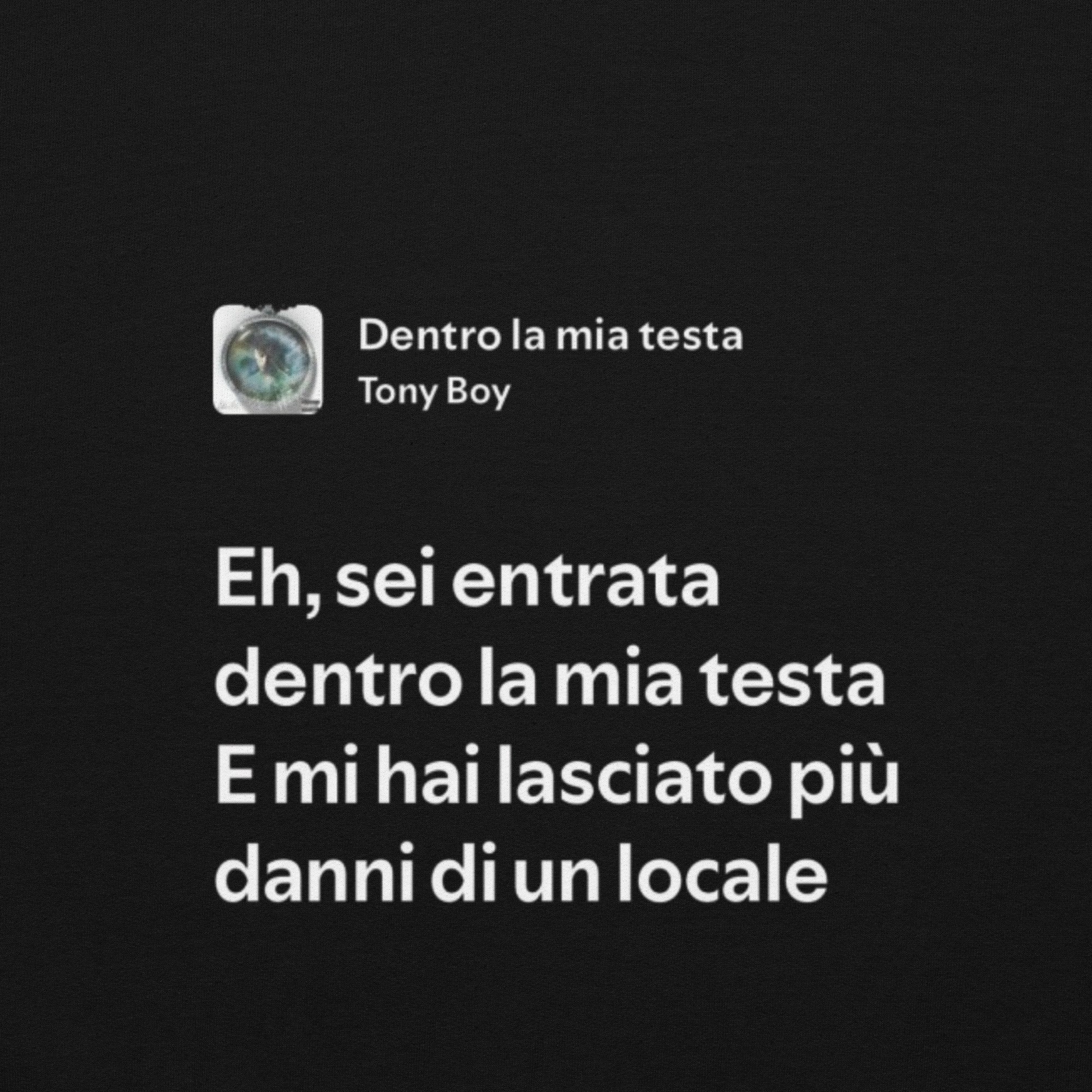 TONY BOY - DENTRO LA MIA TESTA - SEI ENTRATA DENTRO LA MIA TESTA