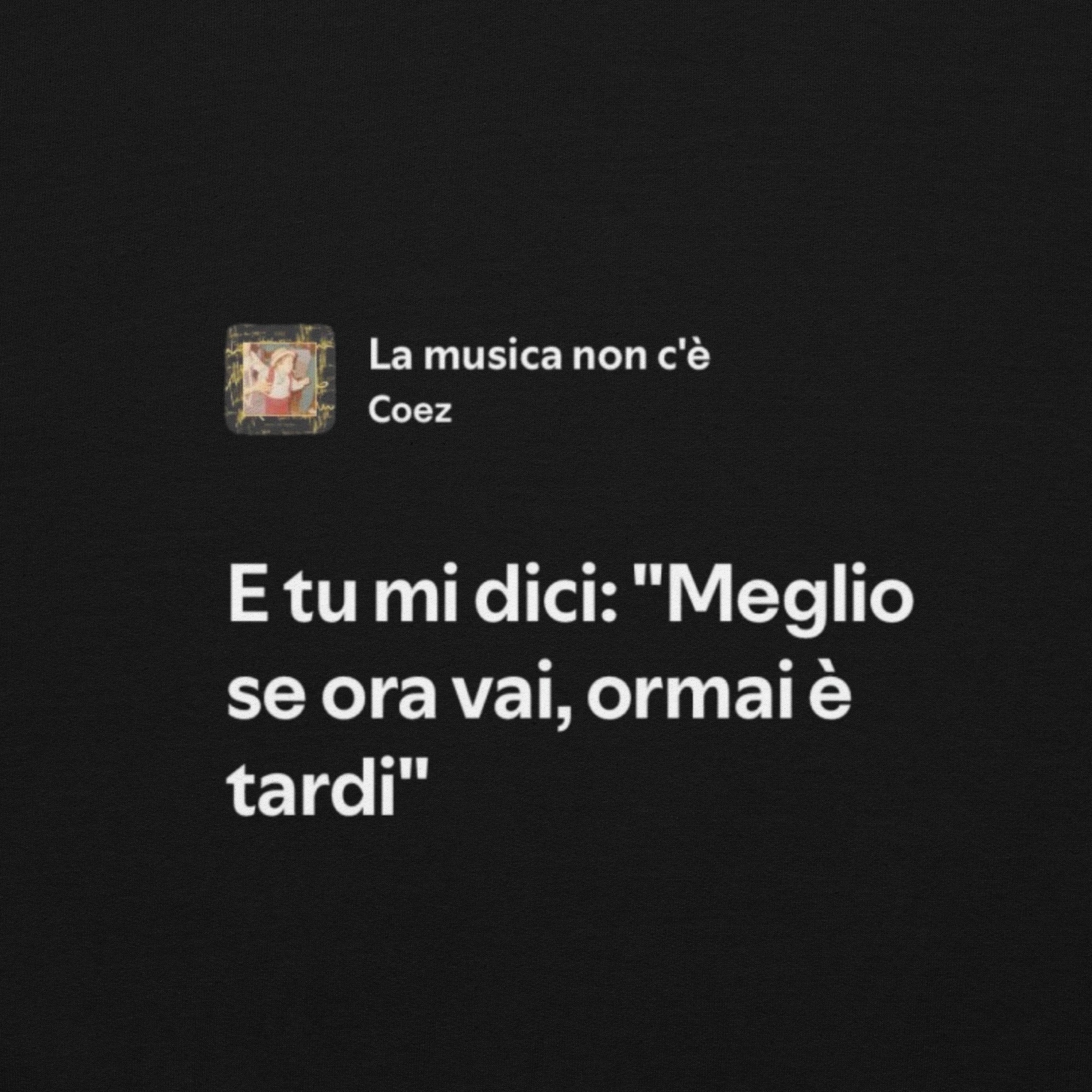 COEZ - LA MUSICA NON C'È - MEGLIO SE ORA VAI