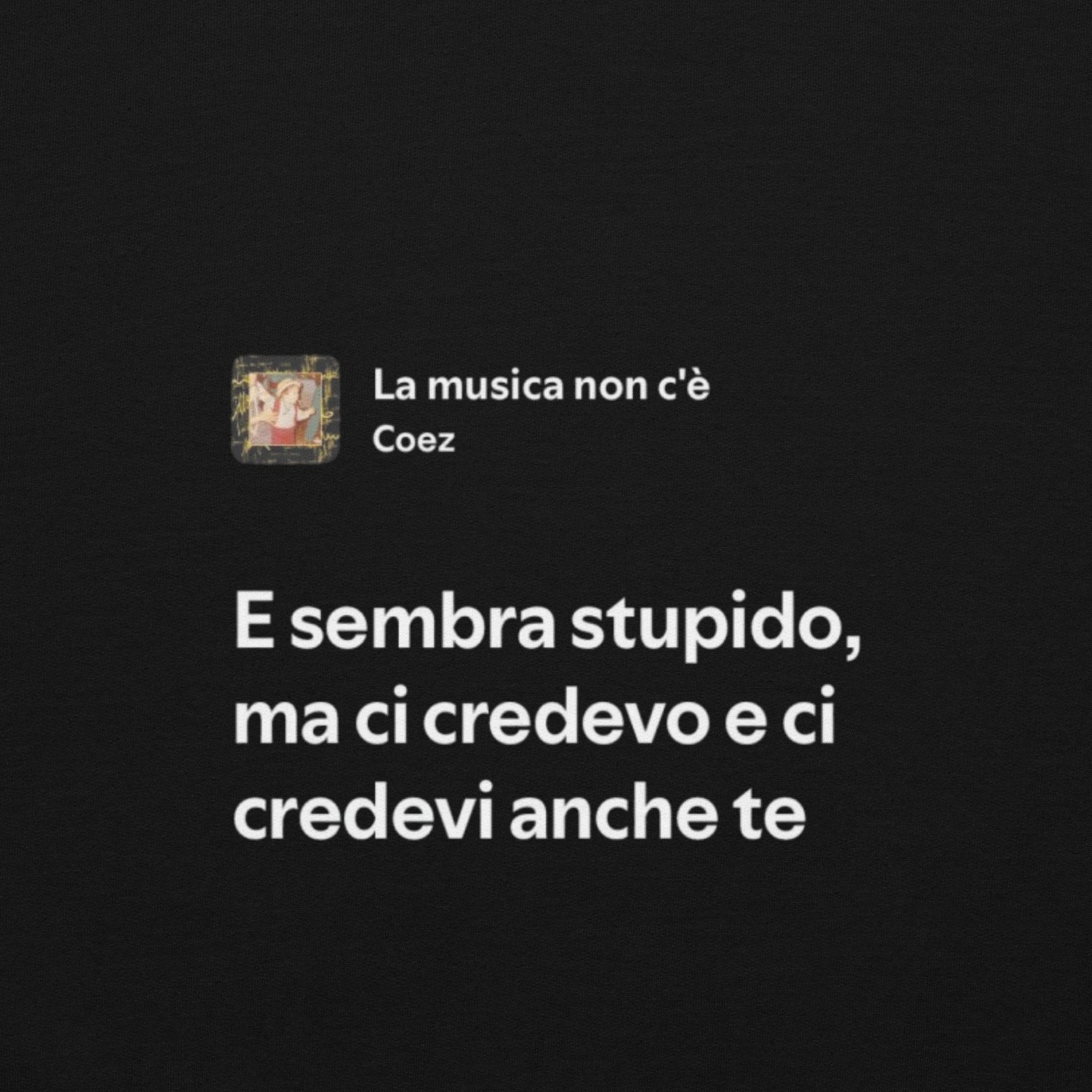 COEZ - LA MUSICA NON C'È - SEMBRA STUPIDO MA CI CREDEVO
