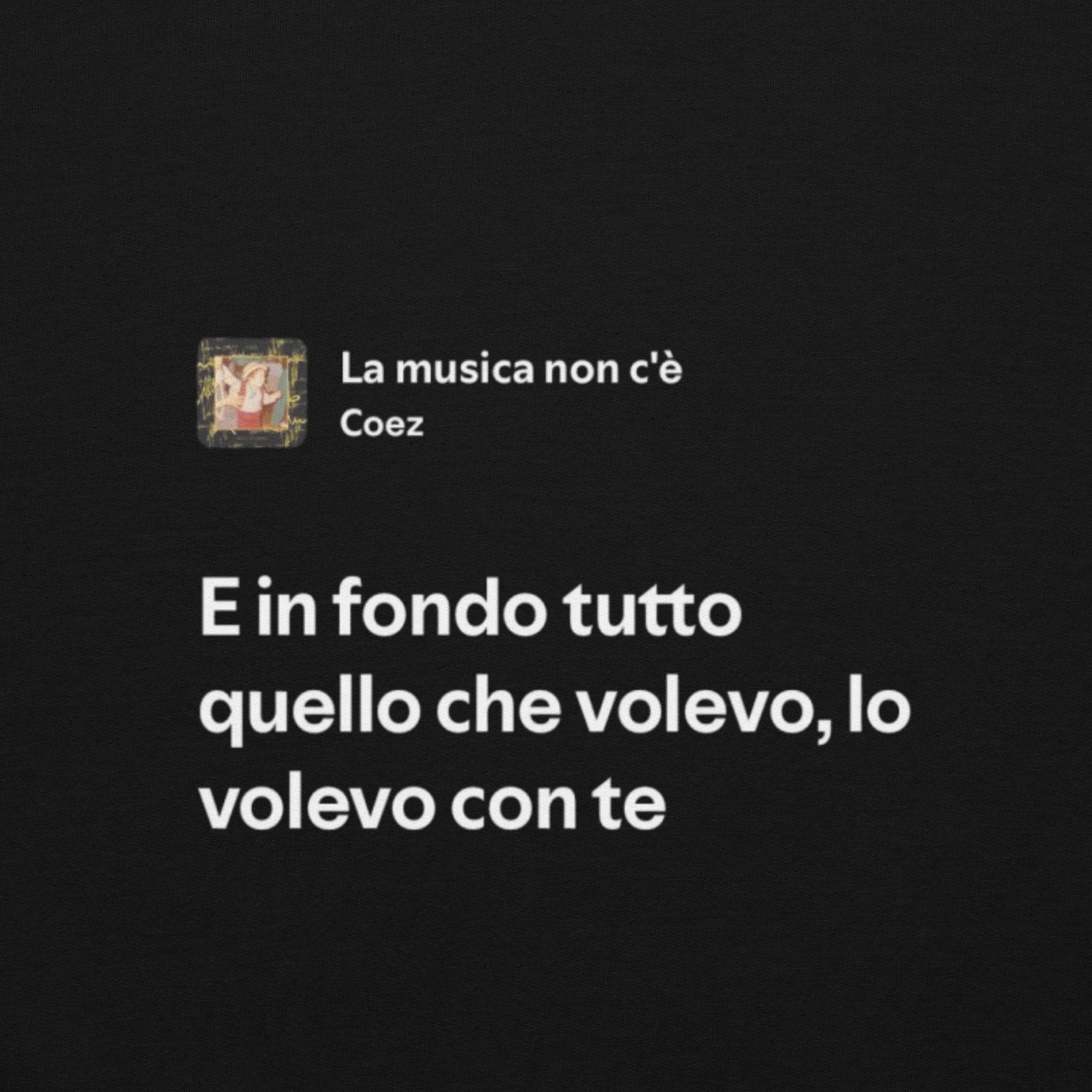 COEZ - LA MUSICA NON C'È - LO VOLEVO CON TE