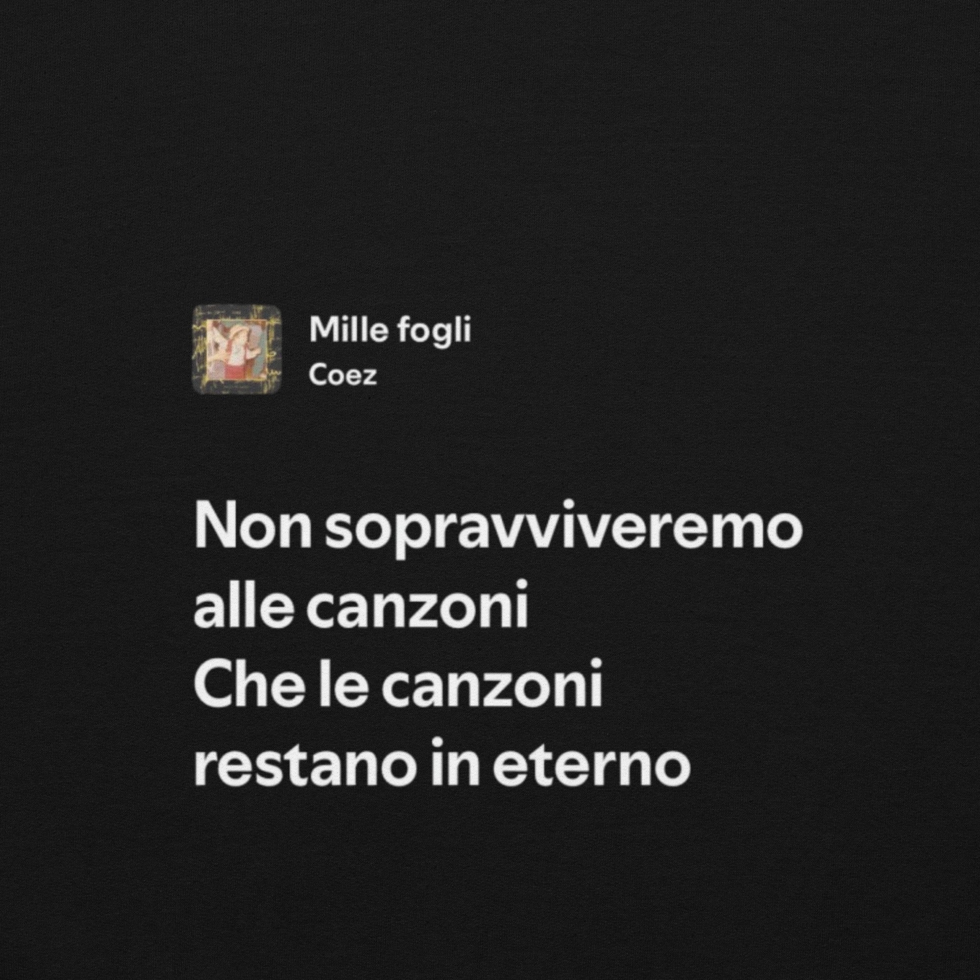 COEZ - MILLE FOGLI - LE CANZONI RESTANO IN ETERNO