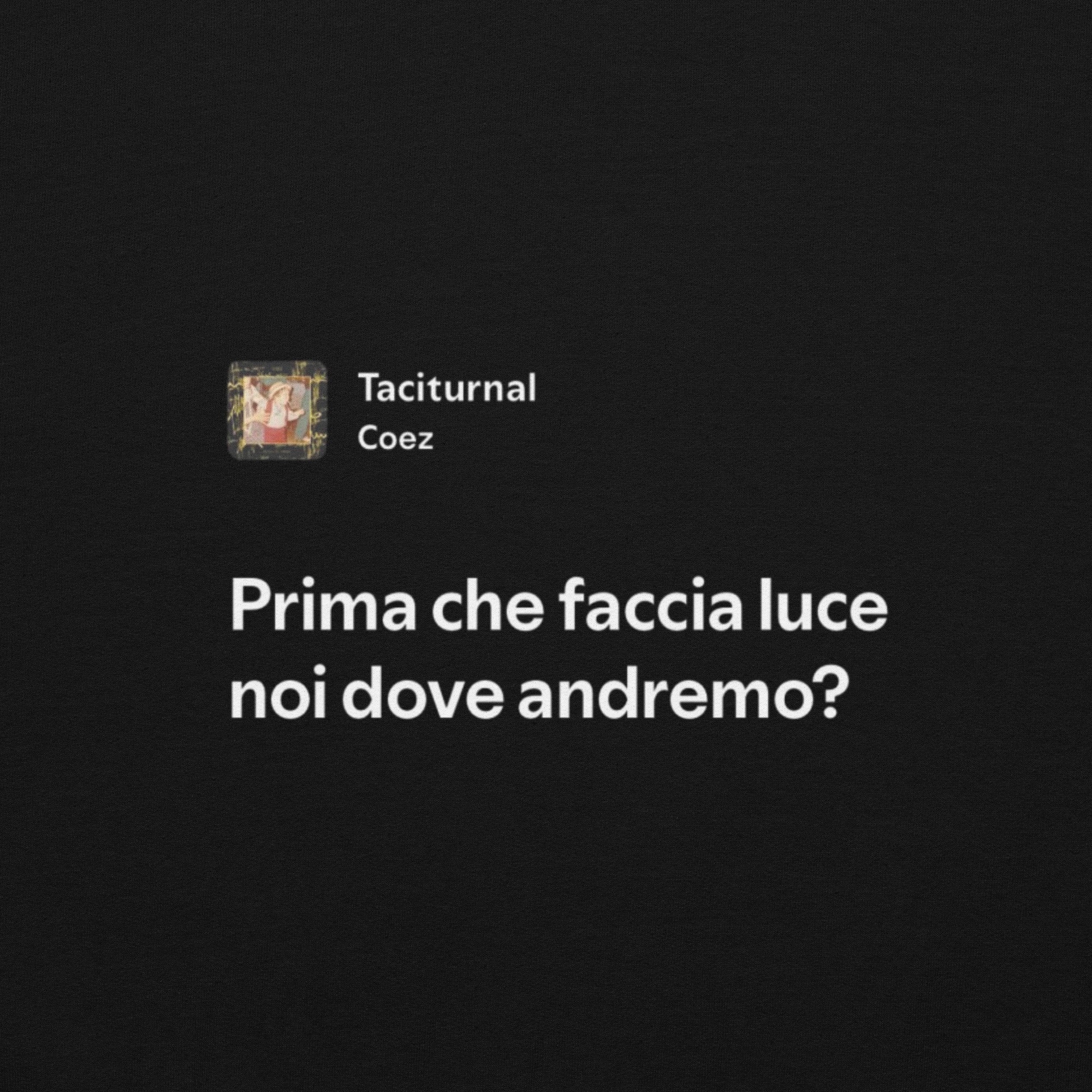 COEZ - TACITURNAL - NOI DOVE ANDREMO