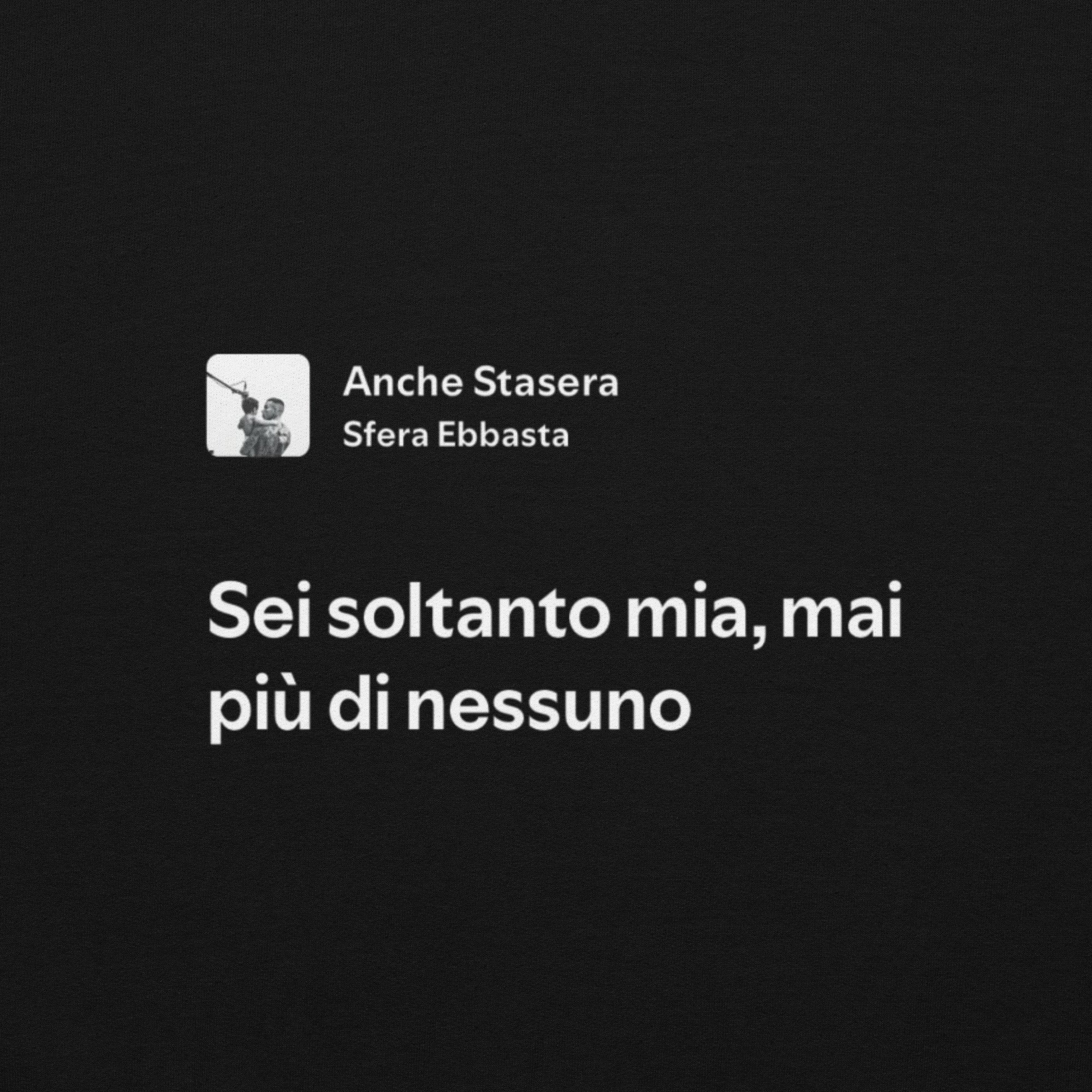 SFERA EBBASTA - ANCHE STASERA - SEI SOLTANTO MIA