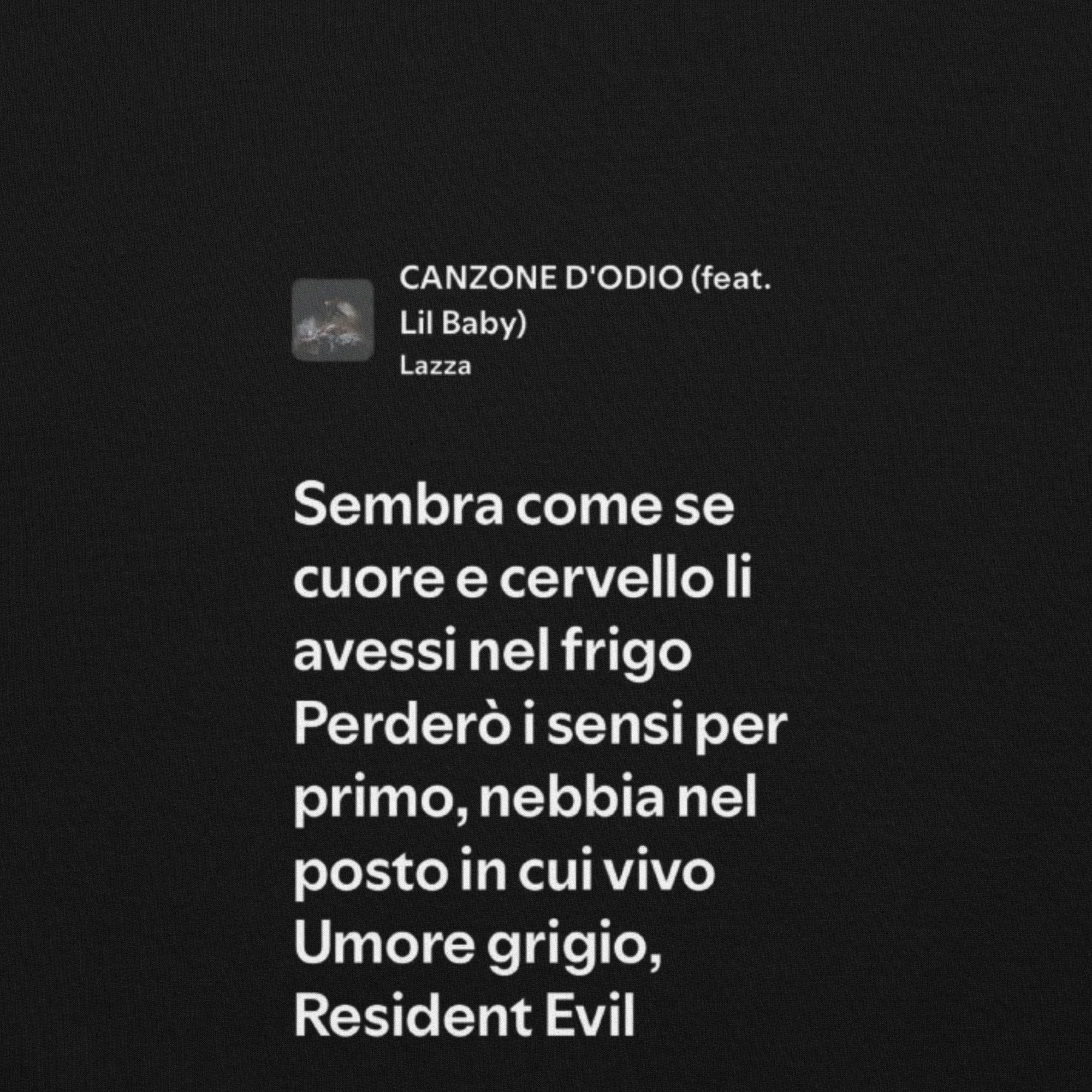 LAZZA - CANZONE D'ODIO - NEBBIA NEL POSTO IN CUI VIVO