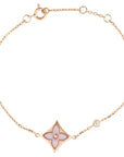 STAR 1 DIAMOND PINK GOLD BRACELET